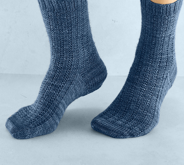 Ribbed Wonders Socks