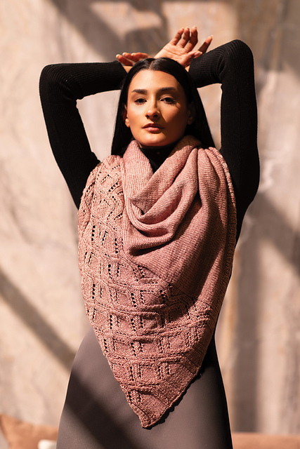 Crosscurrent Shawl