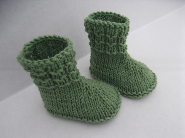 Simply Green Baby Booties.