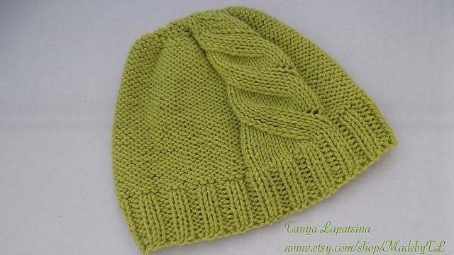 Cable Swirl Hat