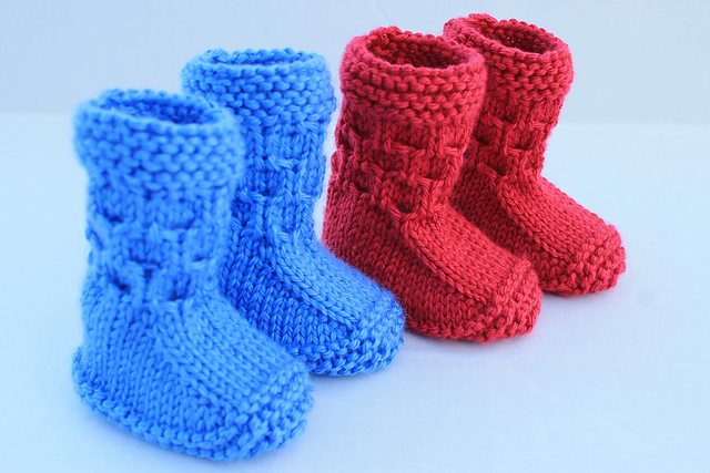 Seamless Baby Booties