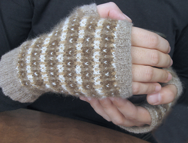 Clouds of Luxury Fingerless Gloves