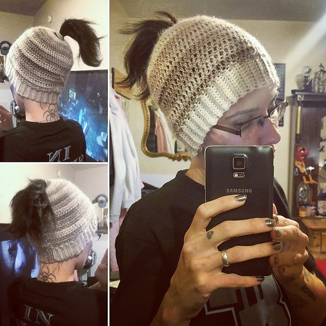 Simple Ponytail Beanie