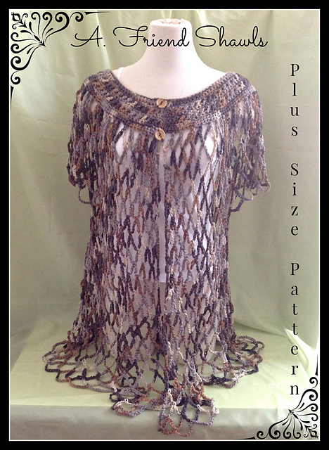 Plus Size Openwork Sweater