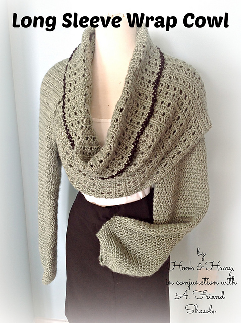 Long Sleeve Wrap Cowl