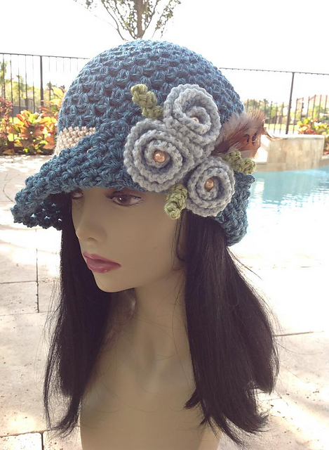 Vintage Rose Hat