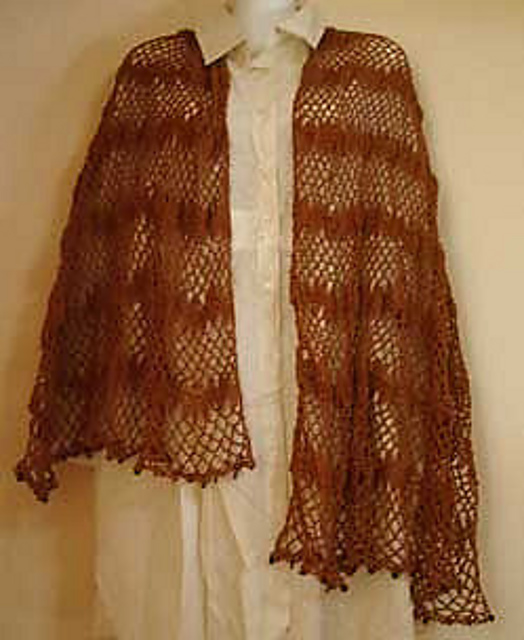 p.3 Wave-patterned Shawl 波模様のショール