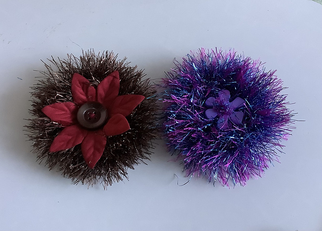 Tinsel Flower Embellishment