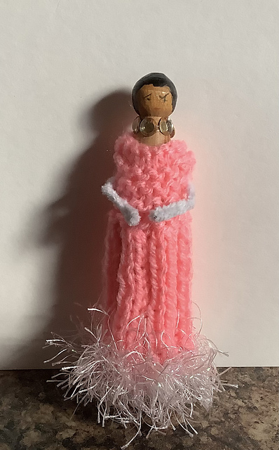 Elegant Peg Doll