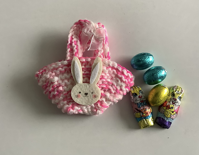 Little Chocolate Eggs Basket