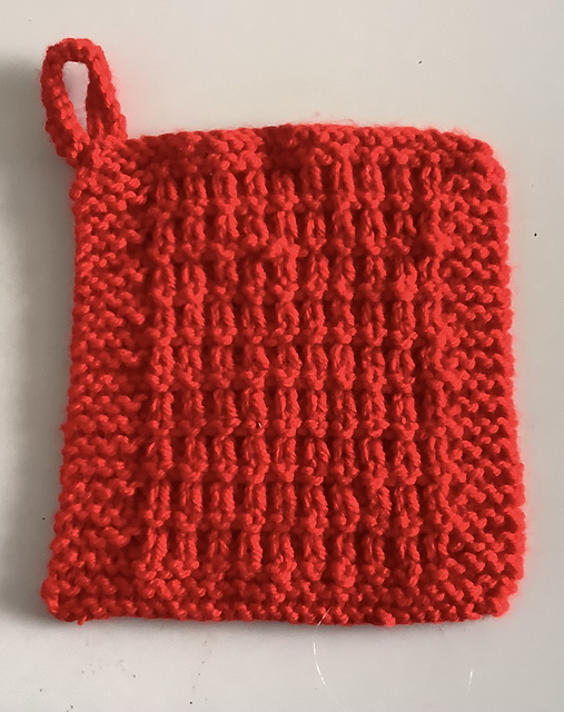 Chunky Christmas Pot Holder