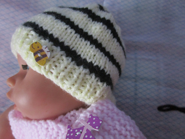 Busy Bee Baby Hat
