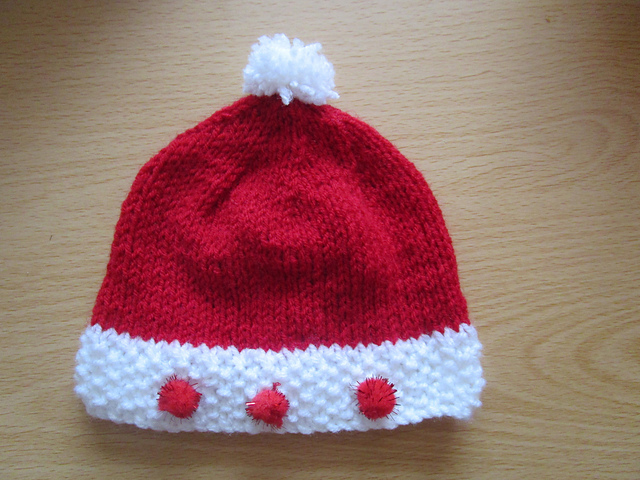 Santa's Little Helper Baby Hat