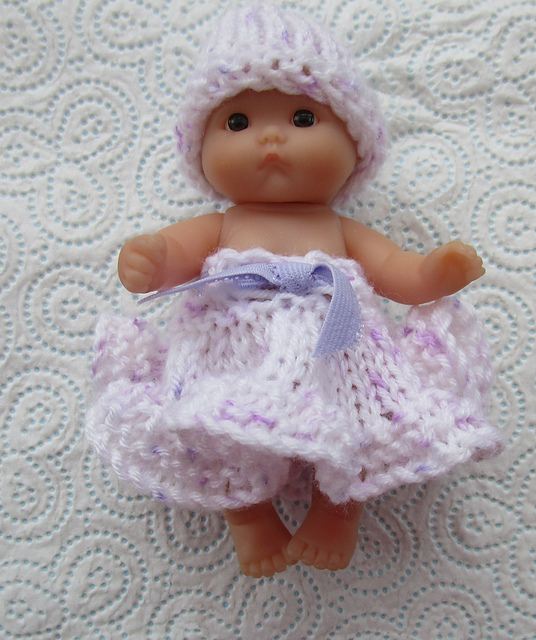 Lavender Set for 5" Berenguer Doll