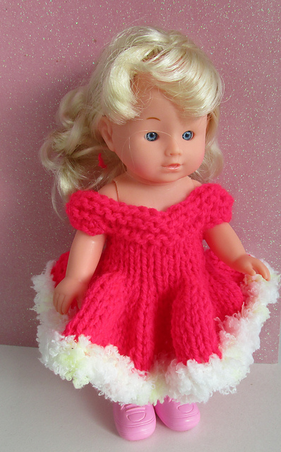 Chrissie 8 inch doll dress