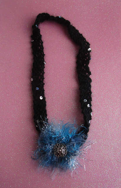 Sparkle Knitted Necklace