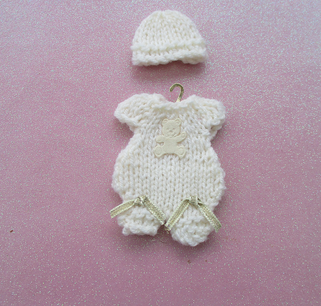 Mini Baby  Romper and Hat