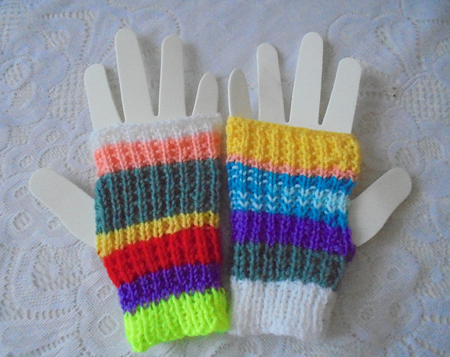 Multi Colour Texting Mitts