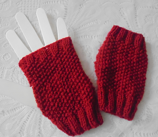 Cozy Fingerless Mitts