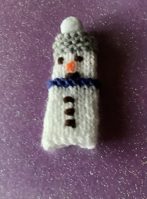 Snowman Finger Pupper