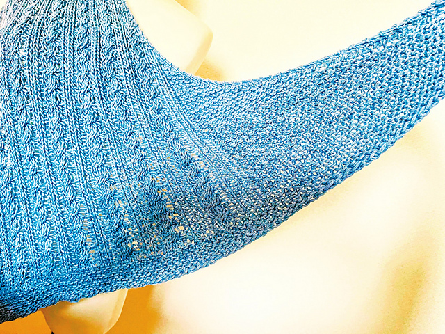 Cabletide Shawl