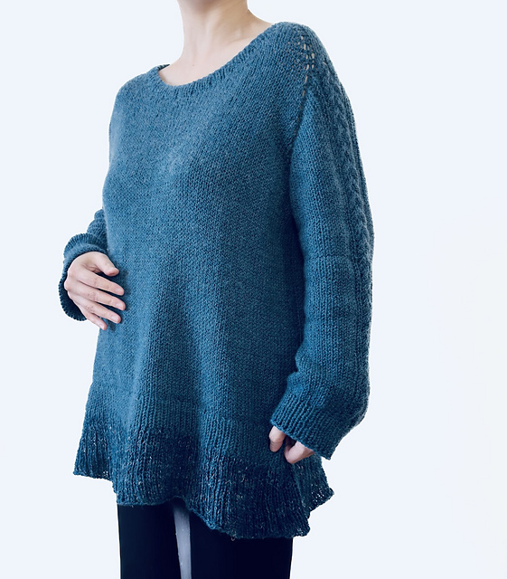 Ravelry: Gentle Breeze Pullover pattern by Takako Takiguchi