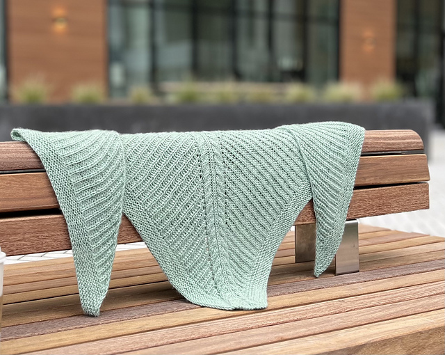 Brioche shawl