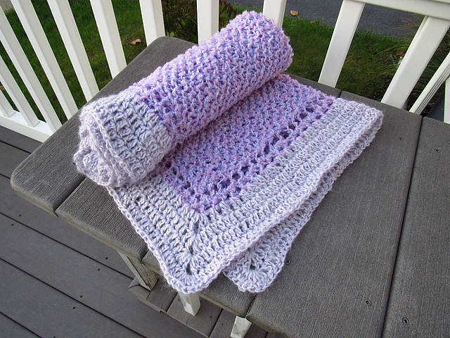 Ravelry: takdpm's C2C Garter Stitch Baby Blanket