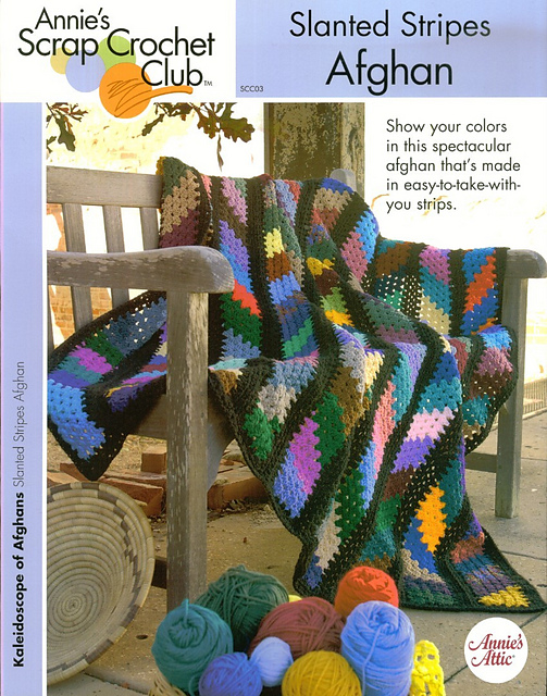 Slanted Stripes Afghan