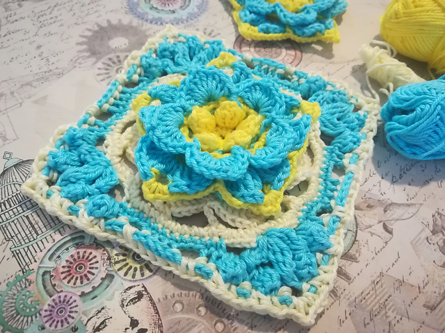 Forget Me Not Granny Square