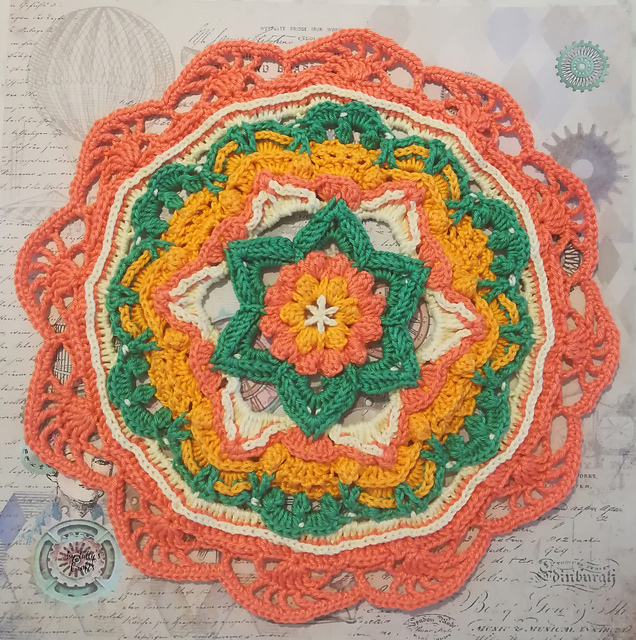 Orange Blossom Mandala