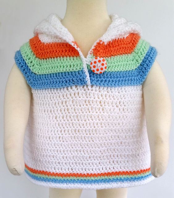 Striped Summer Baby Hoodie