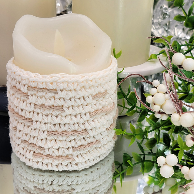 Birch Bark Candle Cozy
