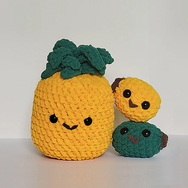 Fruit Squish Set: Pineapple, Lemon, and Lime