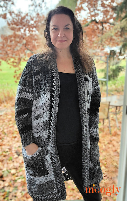 Shell Stitch Crochet Duster