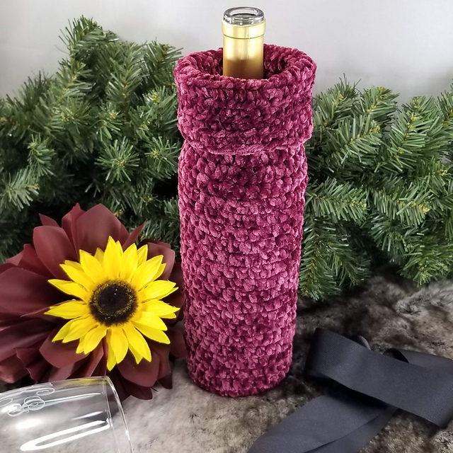 Velvet Luxe Wine Bag