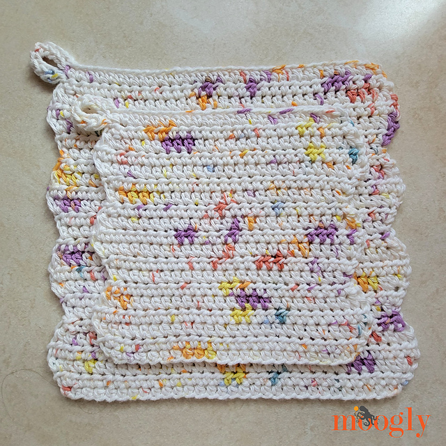 Speckle Cloud Dishcloth Set