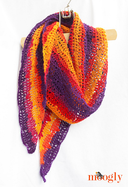 Sunset Shawlette