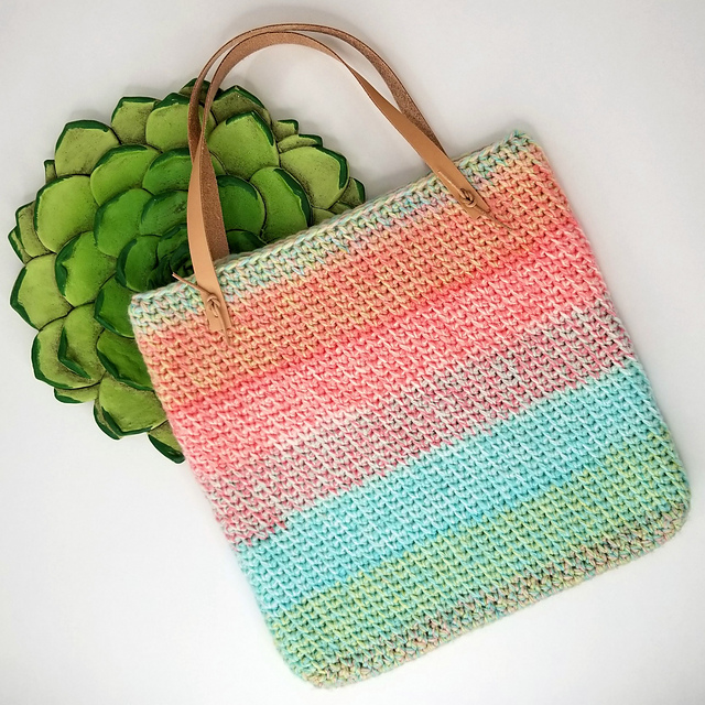 Sherbet Stripes Tote