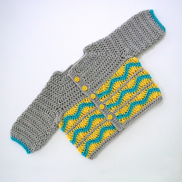 Greyson Baby Cardigan Free Crochet Pattern