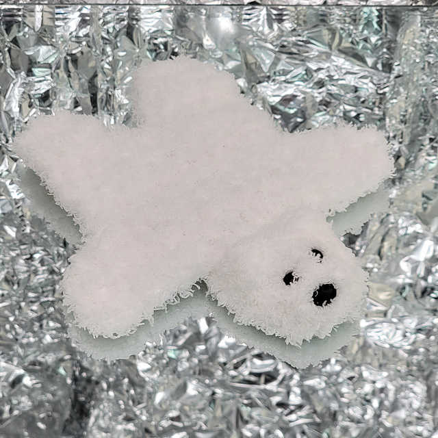Polar Bearskin Mug Rug