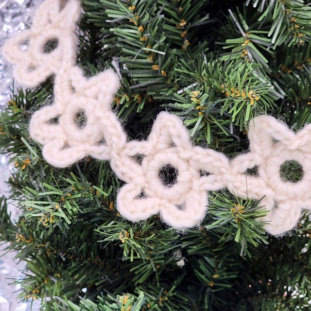 Wool Star Garland