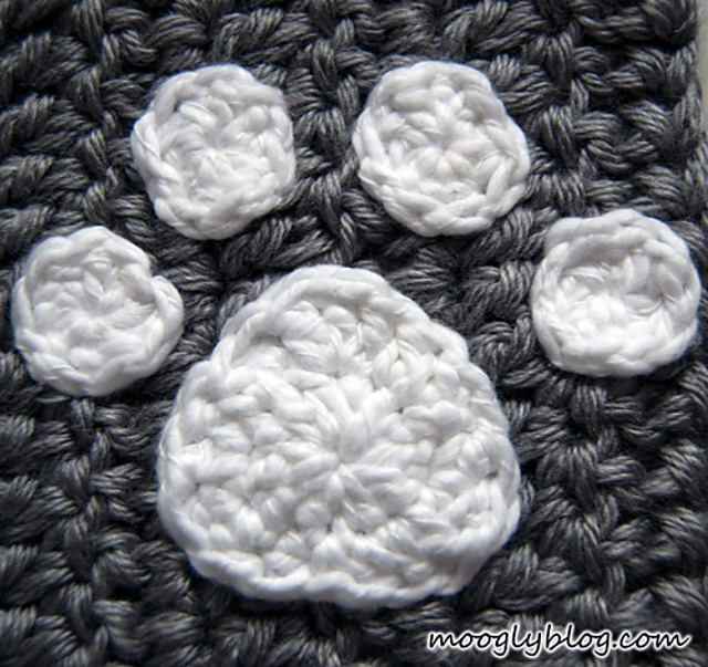 Paw Print Appliqué Set