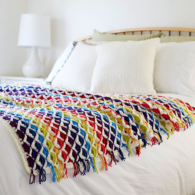 Rainbow Chic Throw