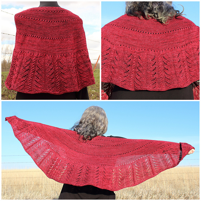 Prairie Fire Shawl