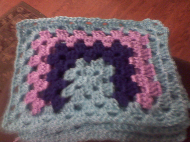 off center granny square