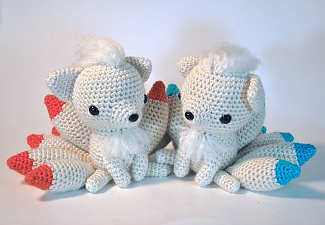 Ravelry: Ninetales (Nine-Tailed Fox) Pokemon pattern by Secretly