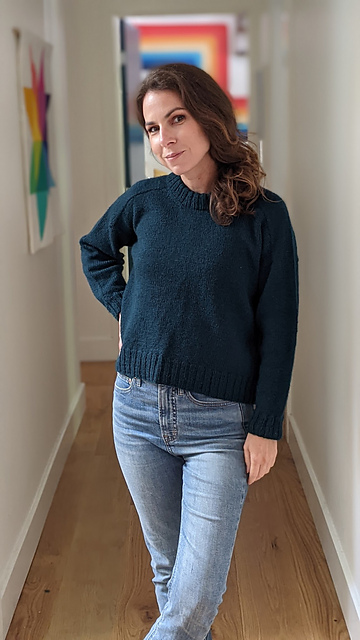 【poppy】LOW GAUGE BORDER KNIT (BLUE) Amazon.com: Women Y2K Cute Bow Printed Pullover Sweater Long