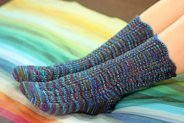 Cosmic Wave Socks