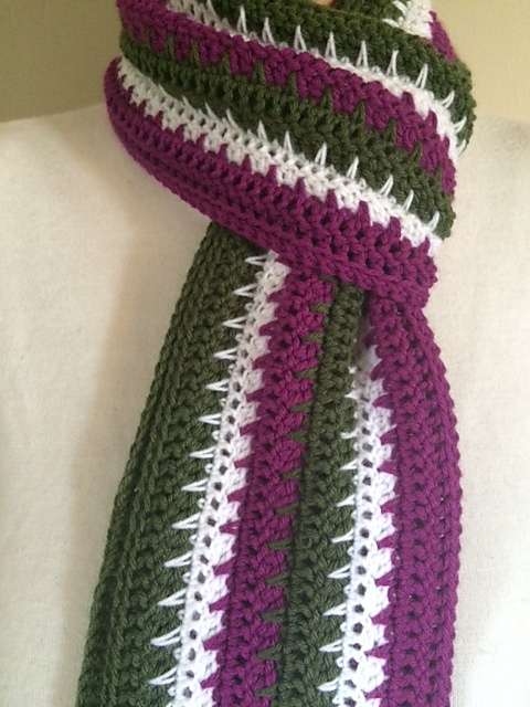 Spike Stitch Scarf